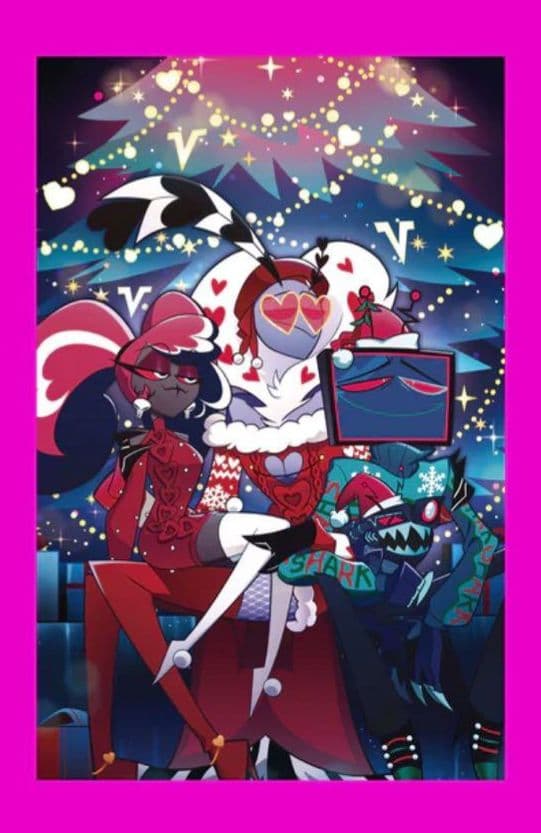 ハズビンホテル　クリスマス限定　ポスター　チームV ヴォックス Vox ハズビンホテル 公式クリスマス限定ポスター VEES - メルカリ