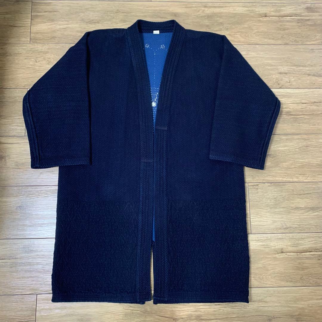 剣道着 刺し子 刺繍 コート 藍染