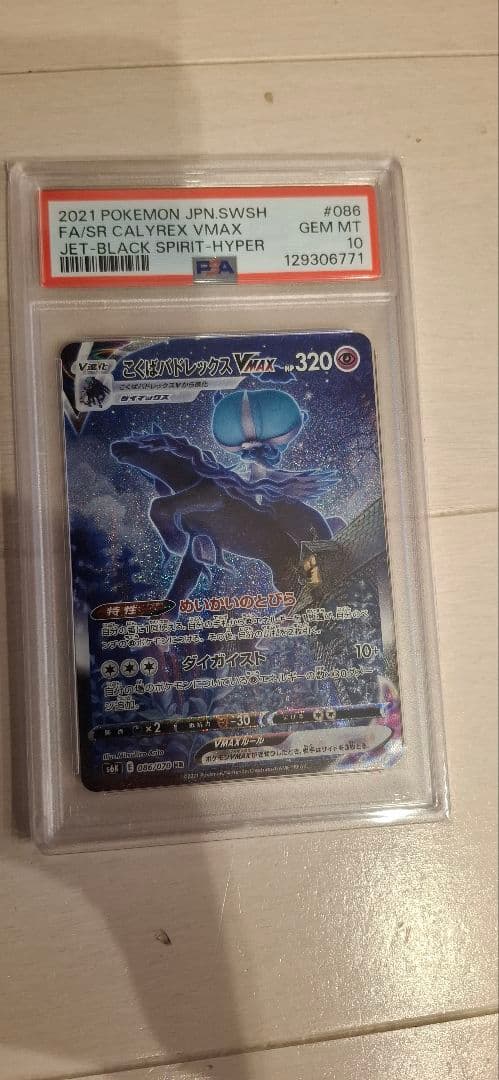 こくばバドレックスvmax　hr　鑑定　pas10