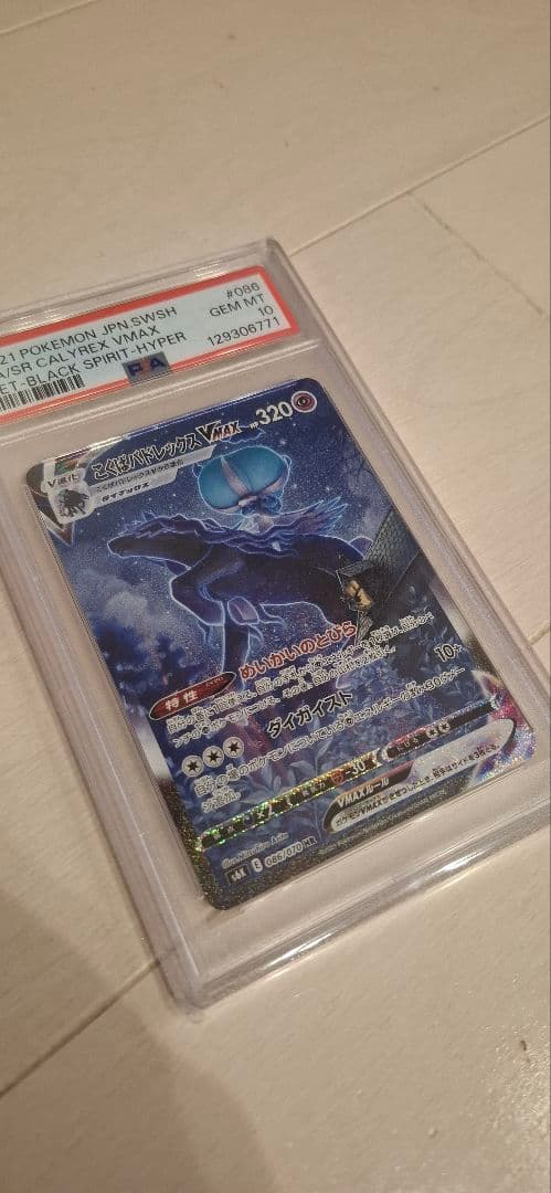 こくばバドレックスvmax　hr　鑑定　pas10