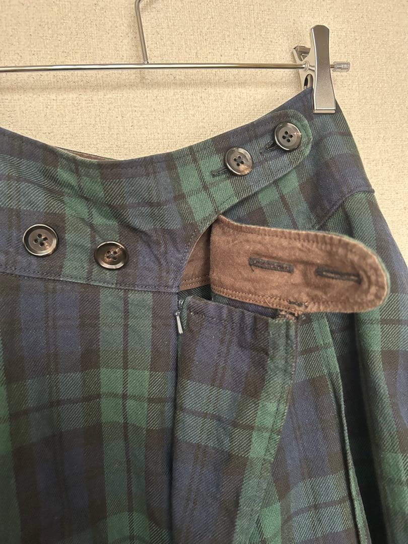 美品　KAPITAL ブラックウォッチ　変形キュロットパンツ　サイズ1