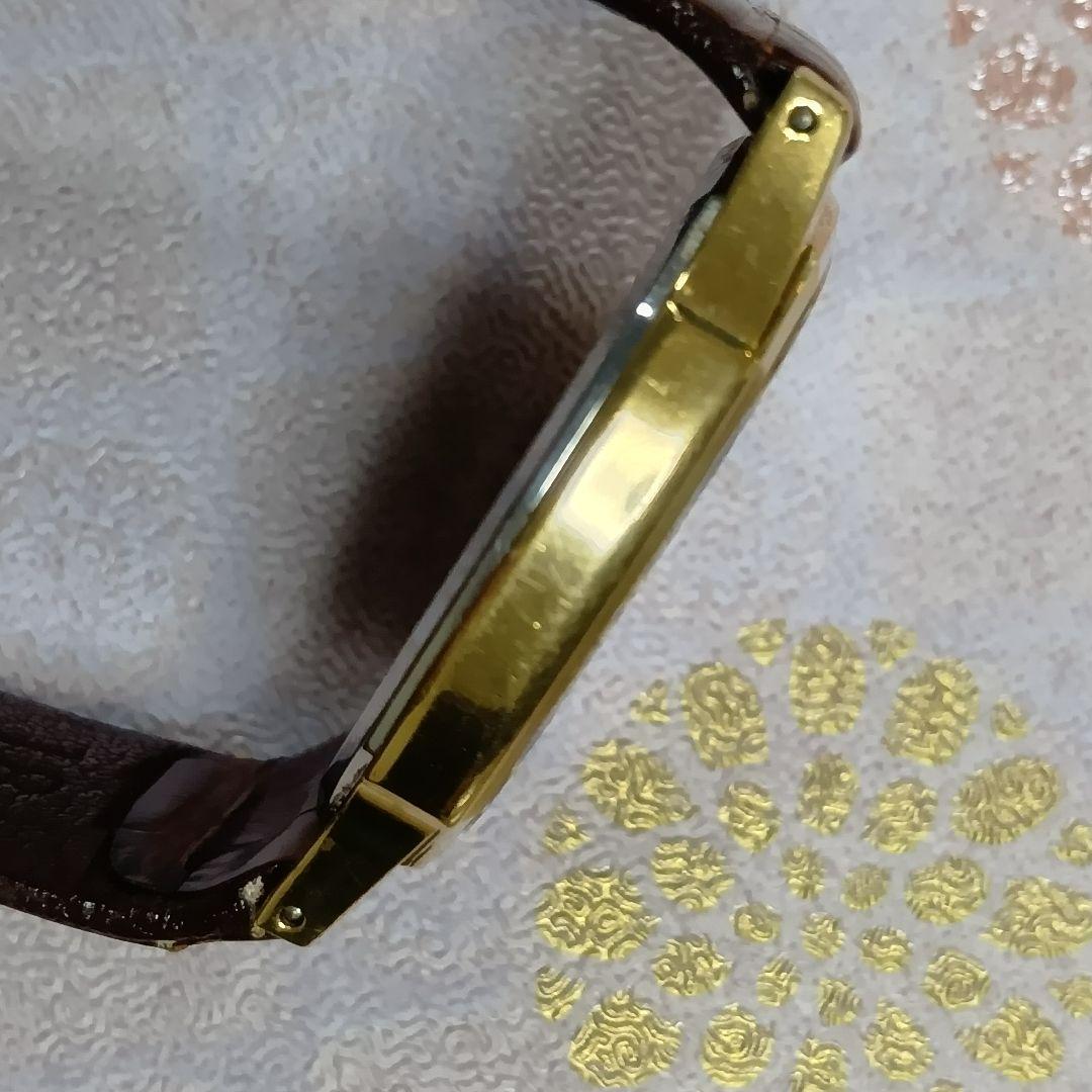 て*る様 【１４金】 オリエント シャンドール クォーツ 14K メンズ 動作品