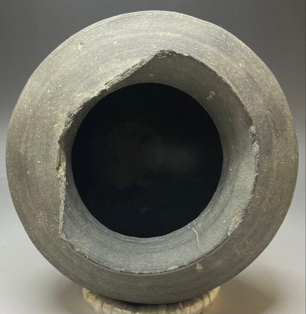 須恵器 新羅 土器 丸瓶 丸壺 d7703 - メルカリ