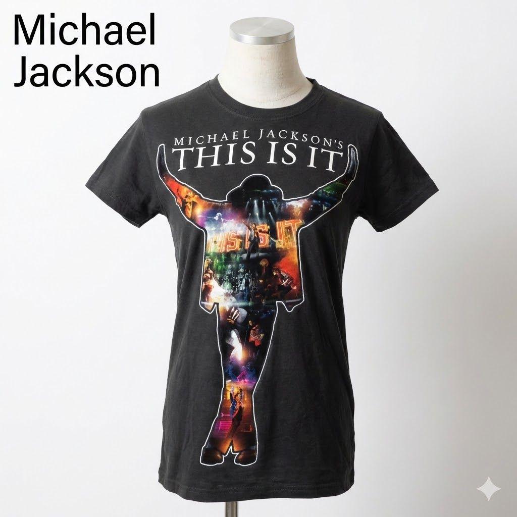 希少】マイケルジャクソン THIS IS IT Tシャツ グレー タルテックス