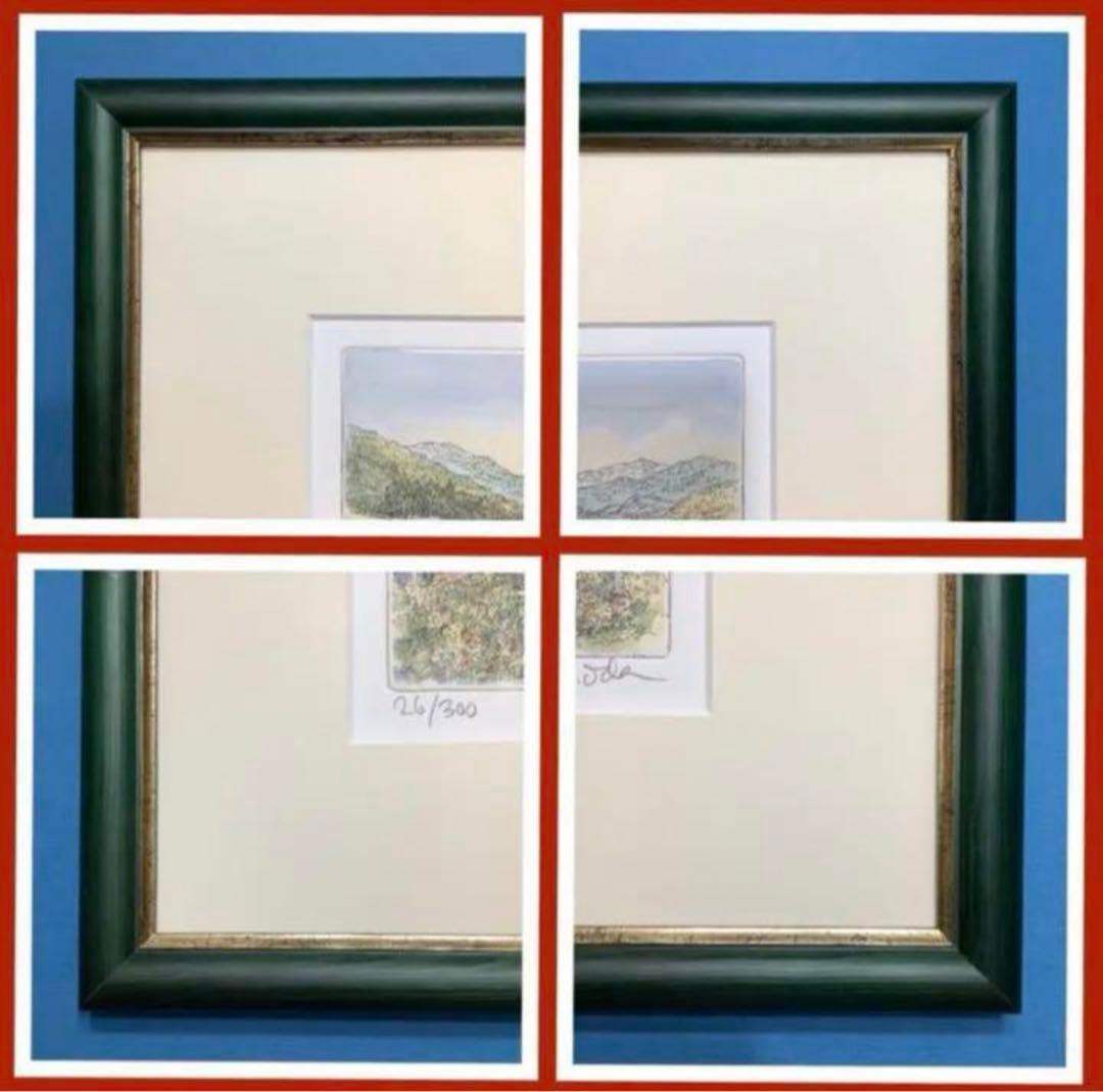 絵画・額縁・版画・織田 義郎・新品未使用・エッチング・ヴェルチーナ