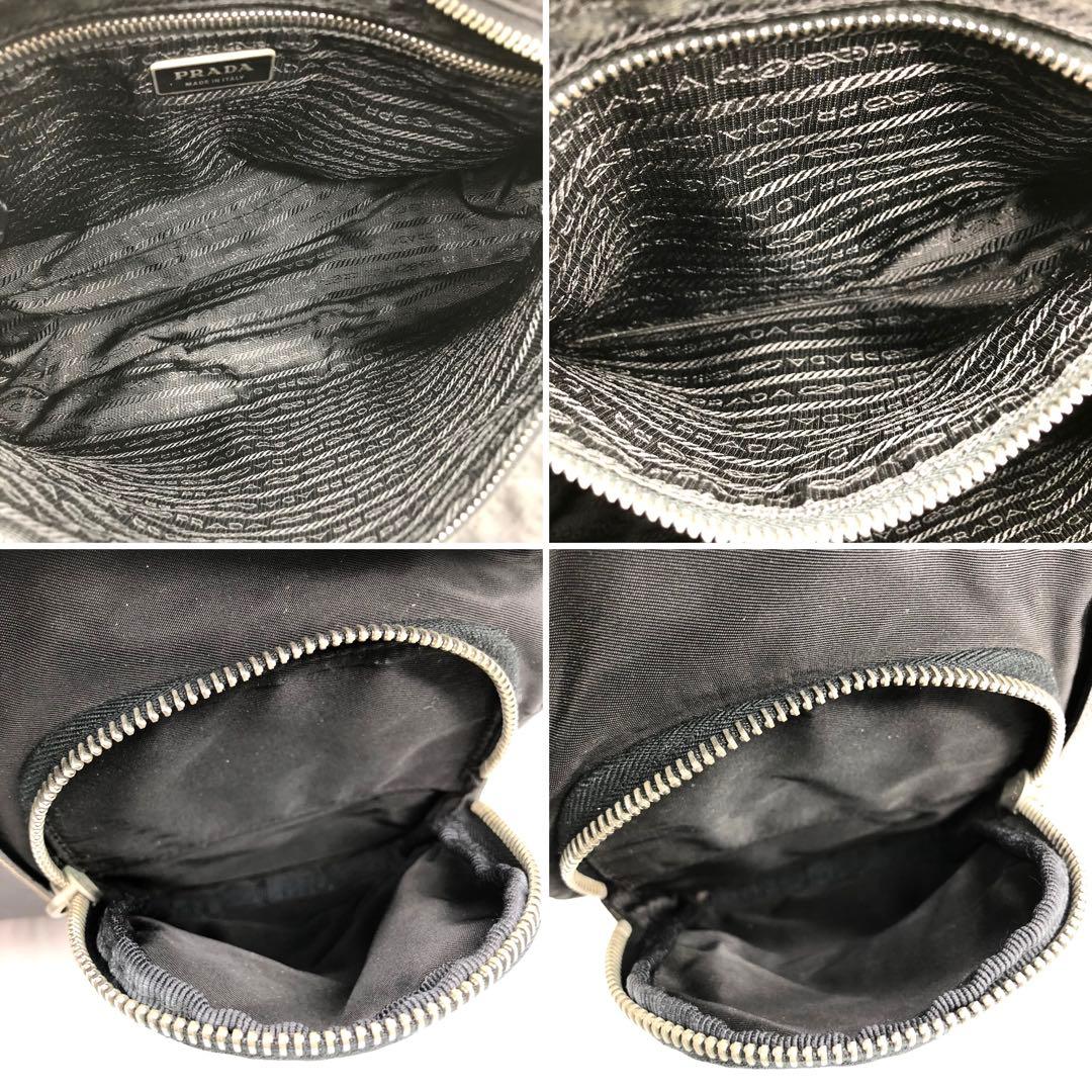 ✨ギャランティ付✨ プラダ ショルダーバッグ 三角ロゴプレート ナイロン レザー