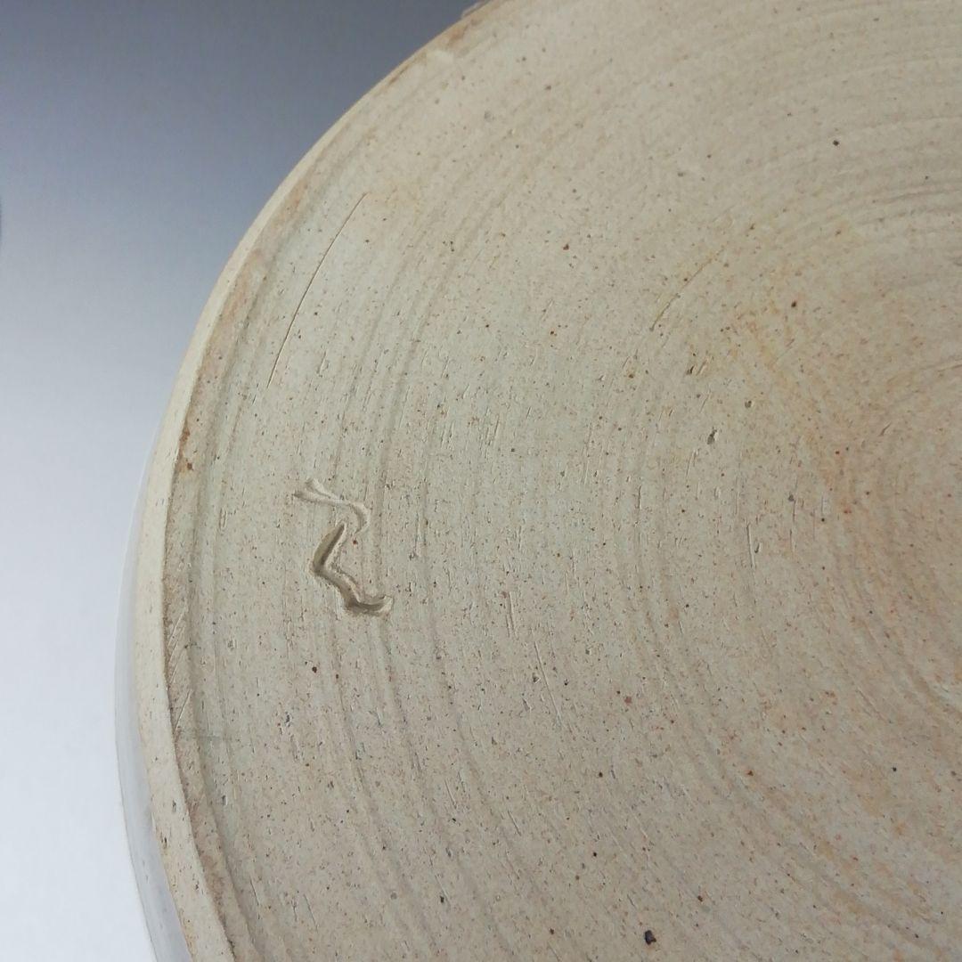 T818 水指 『罅釉』『東原窯 羽柴良一 作』 共箱 茶道具