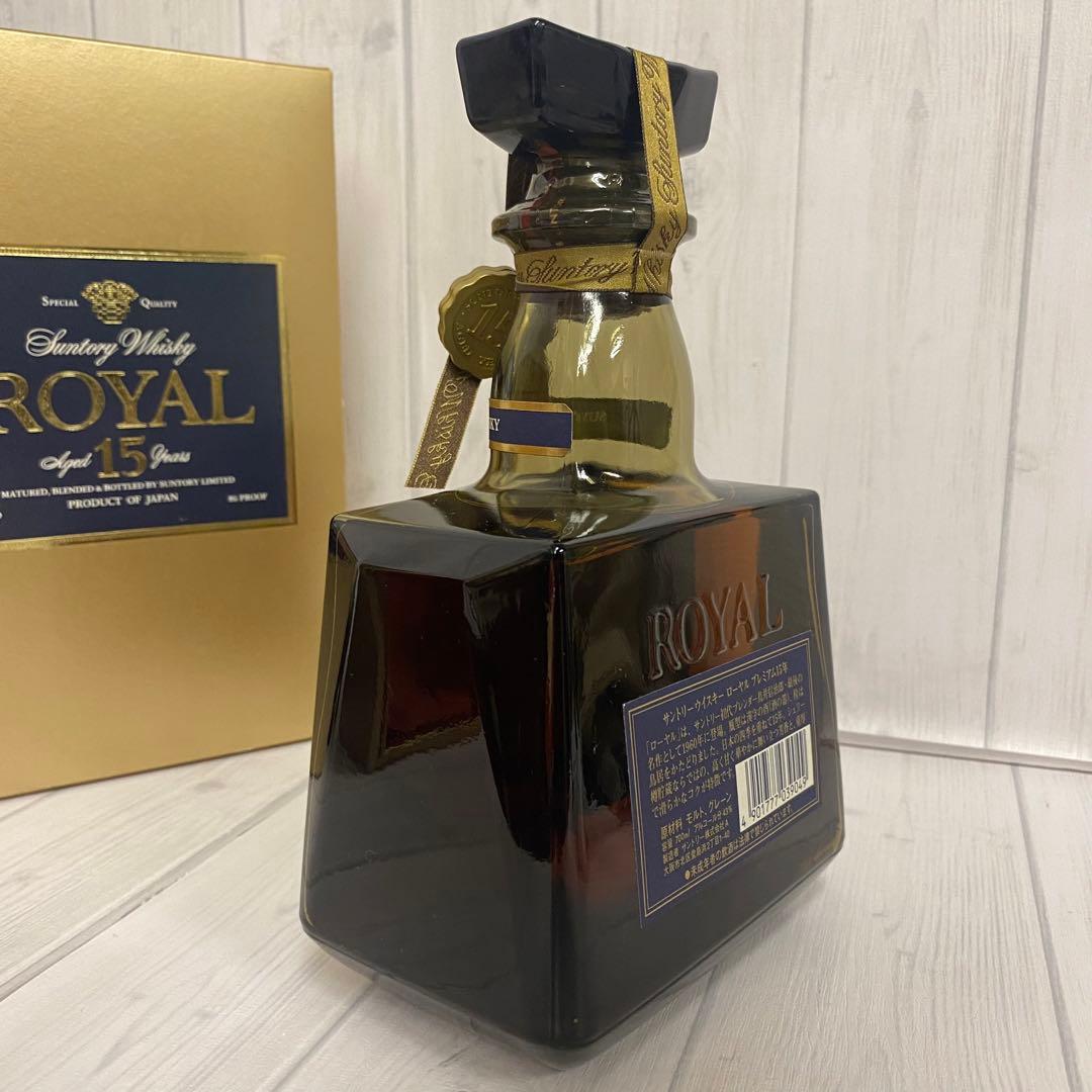 未開栓 サントリーローヤル 15年 ブルーラベル」 ブランデー 古酒 最新