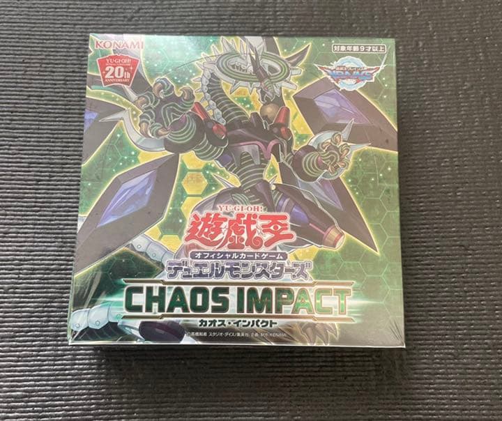 絶版BOX】遊戯王 カオスインパクト CHAOS IMPACT シュリンク付き