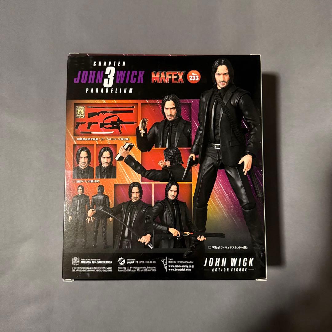 MAFEX ジョンウィック CHAPTER 3 アクションフィギュア 未開封