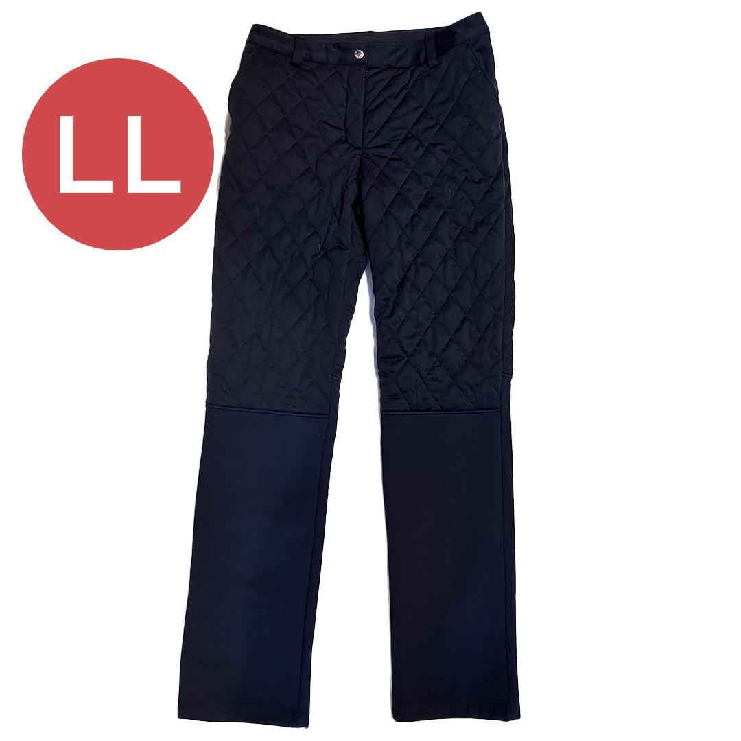 LL キャロウェイ スターストレッチ 二重織中綿パンツ ネイビー