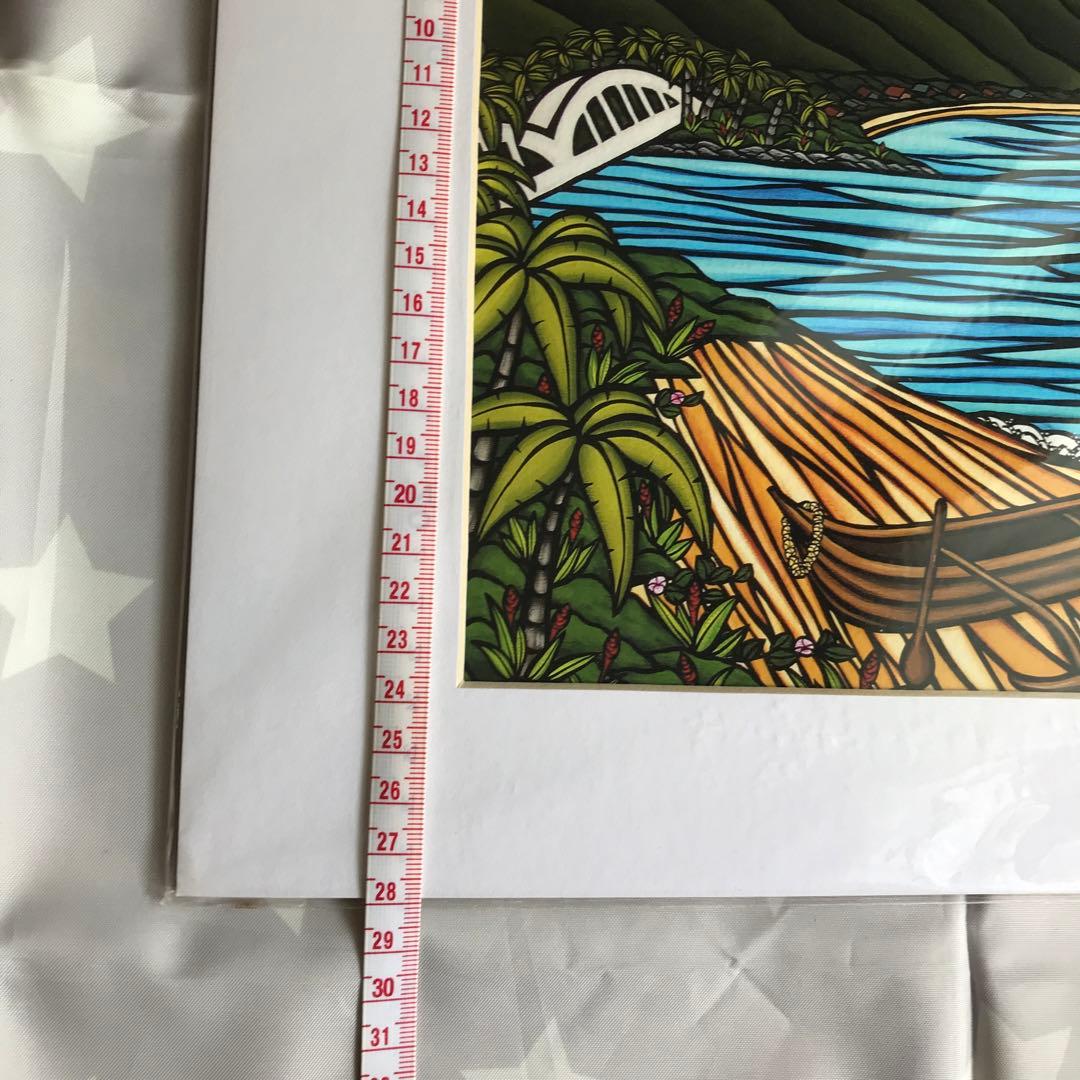 ヘザーブラウン　アート　haleiwa wa'a