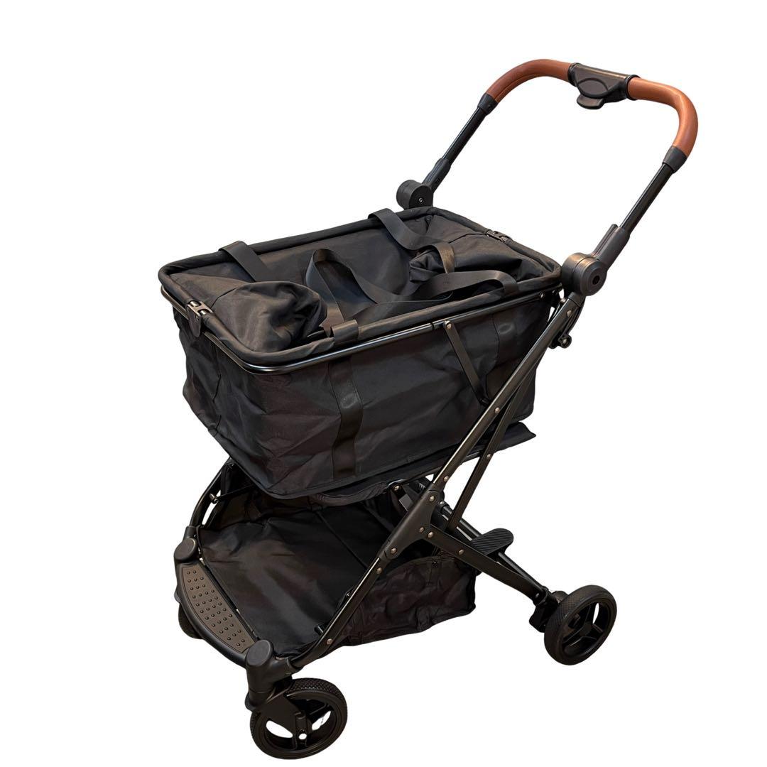 美品★折りたたみワンタッチショッピングカート ブレーキ付き 保冷バッグタイプ 楽天市場】ショッピングカート ワンタッチ 折りたたみ 軽量 おしゃれ 4