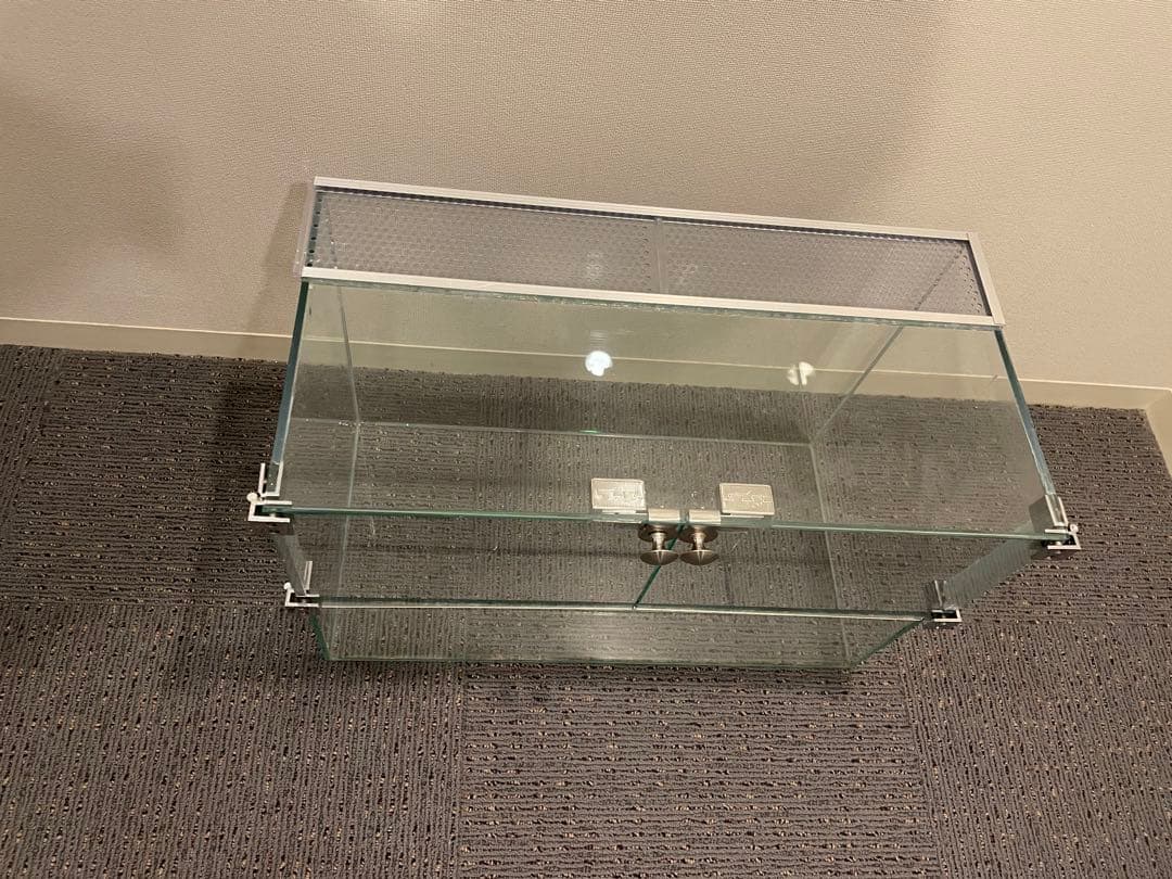 オールガラス60cm飼育水槽 オールグラステラリウム マット付き
