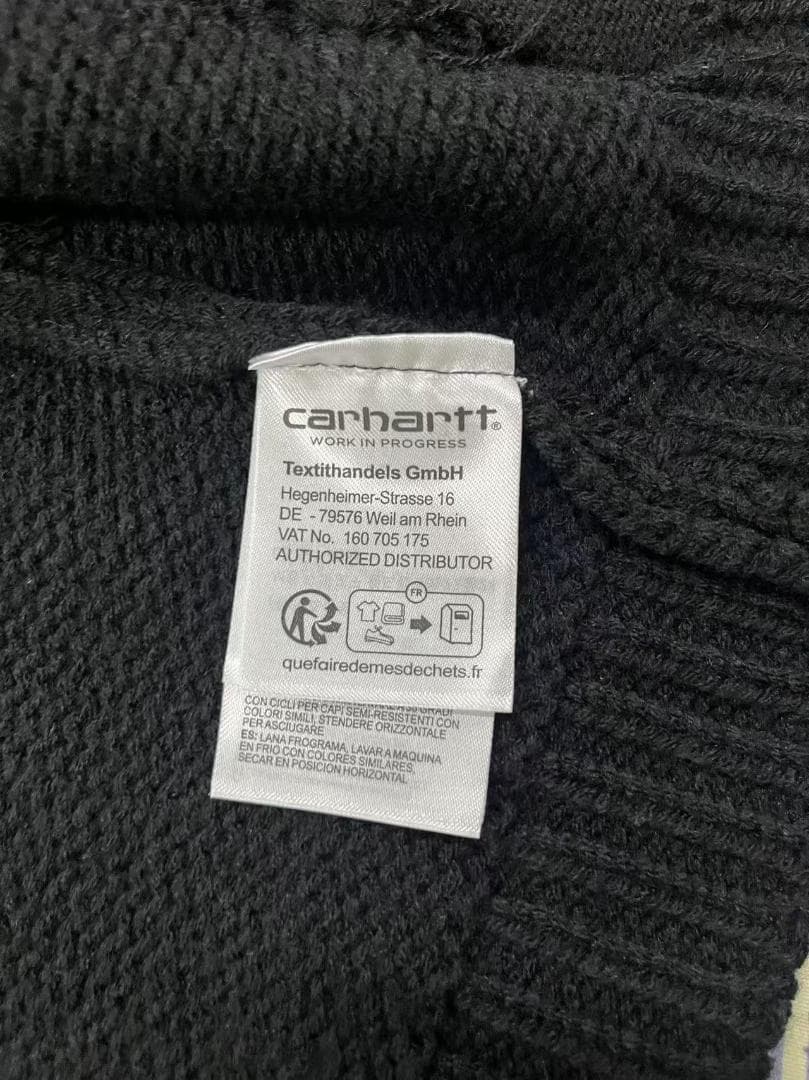 Carhartt デトロイトニット黒 ジャケットM