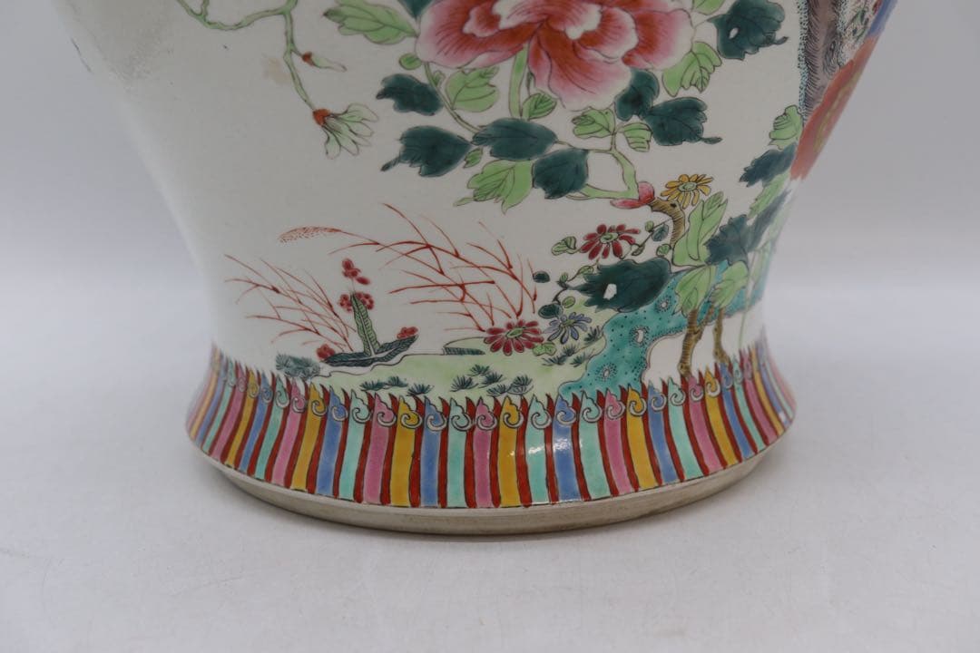 中国 粉彩雉鳥牡丹紋大瓶 高さ35cm 送料込み251107 - メルカリ