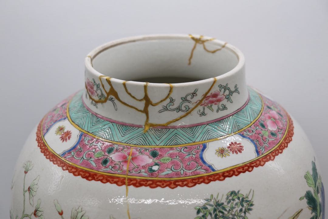 中国 粉彩雉鳥牡丹紋大瓶 高さ35cm 送料込み251107 - メルカリ