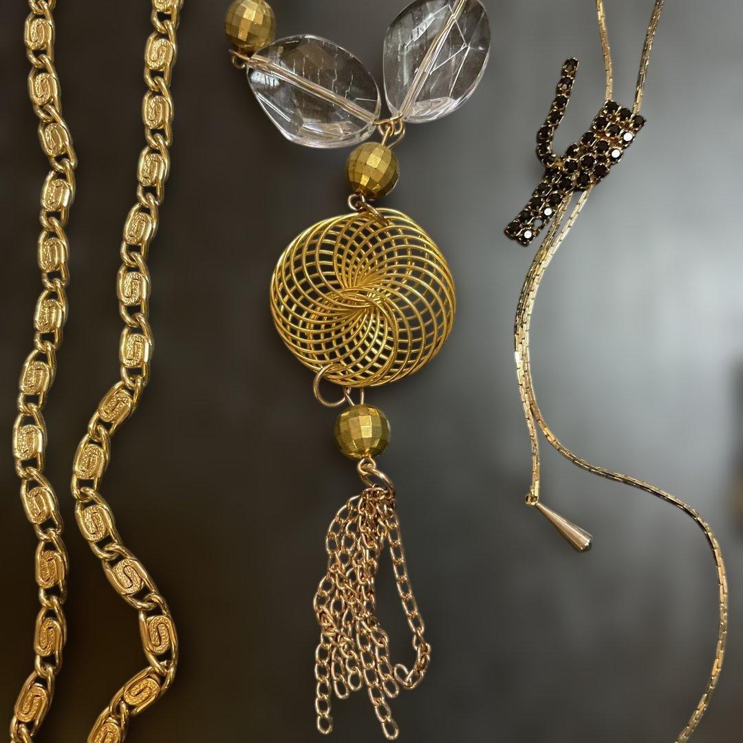 遺品整理　アクセサリー　まとめ ゴールド色