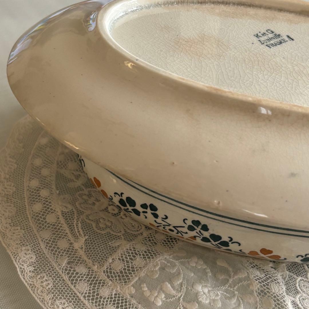 リュネビル Luneville クローバー柄 レギュミエ スーピエール - メルカリ