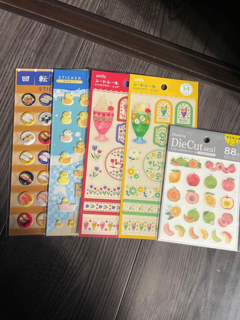 シール集め引退　527枚　100均中心　キャラクターシール　多種類　まとめ売り