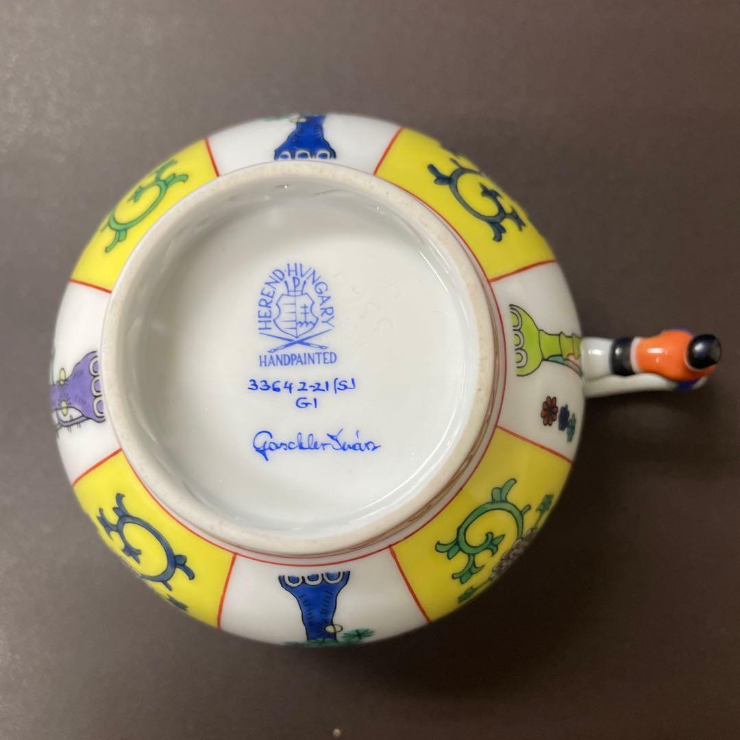 ヘレンド シノワズリ 西安の黄 カップ&ソーサー - メルカリ