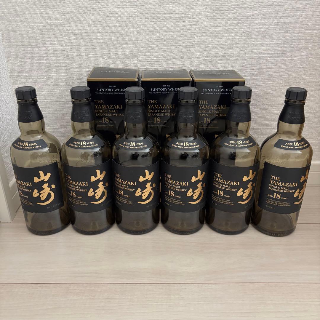 【空瓶】サントリー山崎18年×6本 サントリー山崎18年空瓶6本セット 【公式通販】