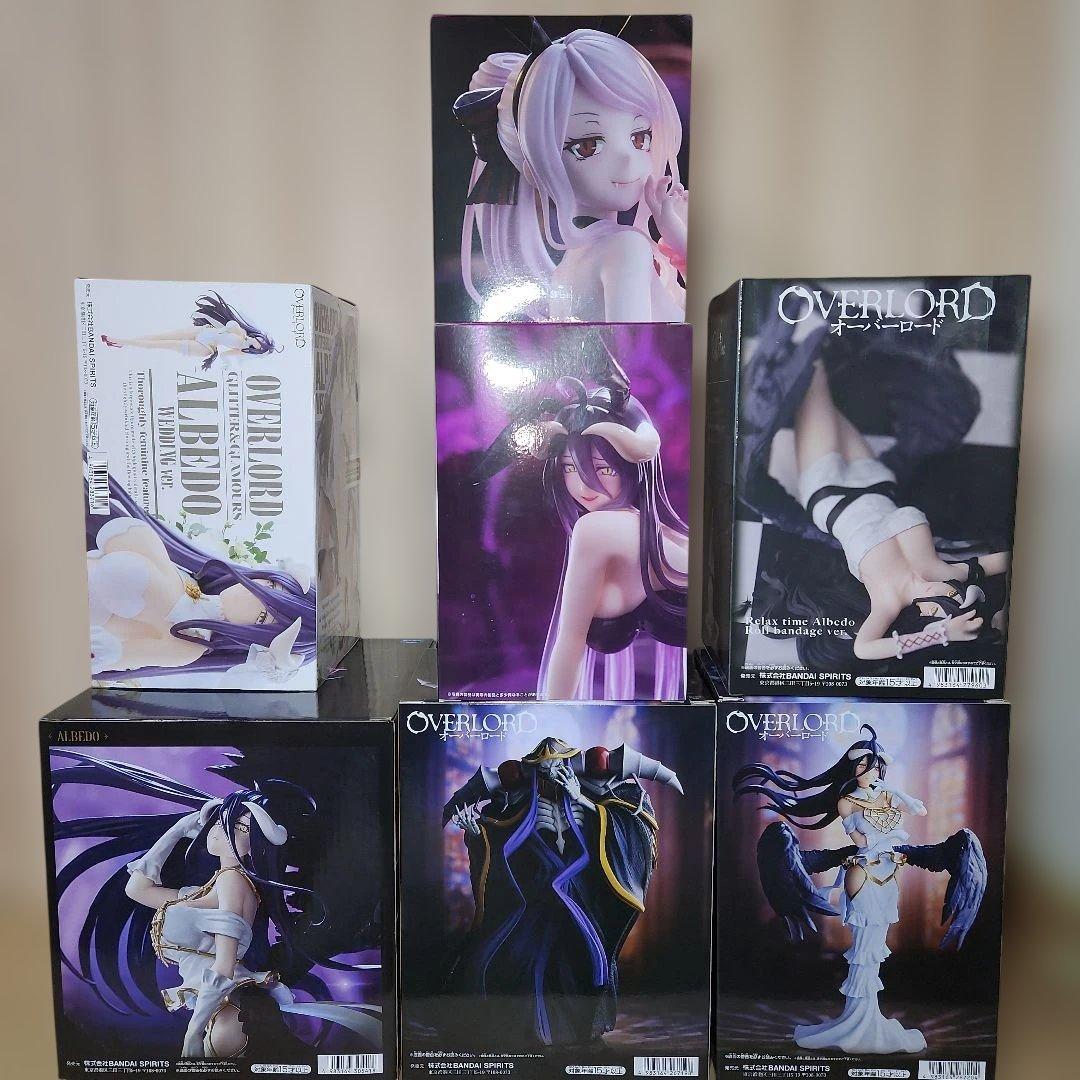 オーバーロード　アインズ　シャルティア　アルベド　#白るまんどのフィギュア