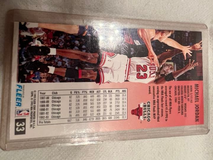 #NBAカード #MichaelJordan #FLEER