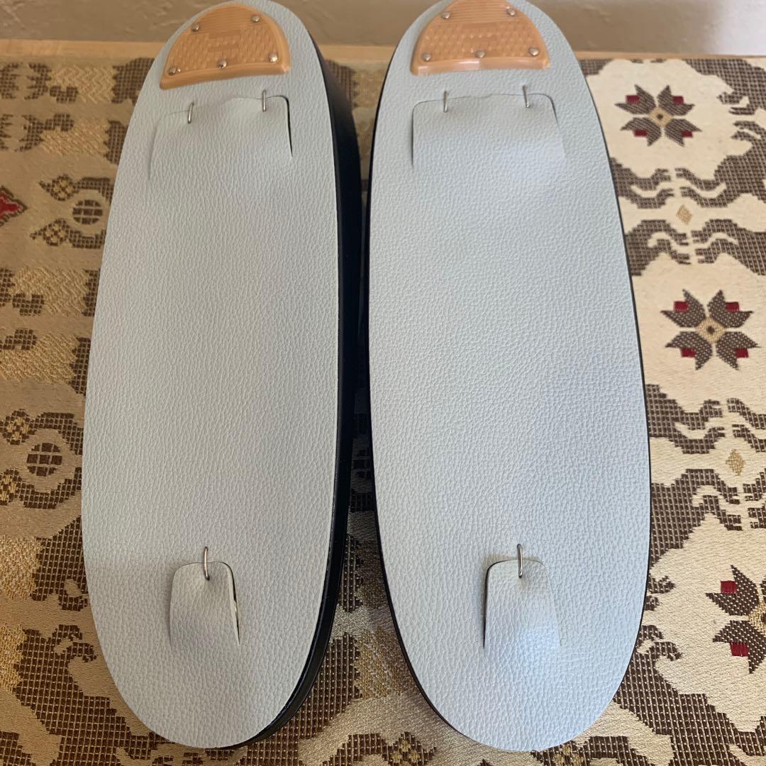 草履　バッグセット　結城紬