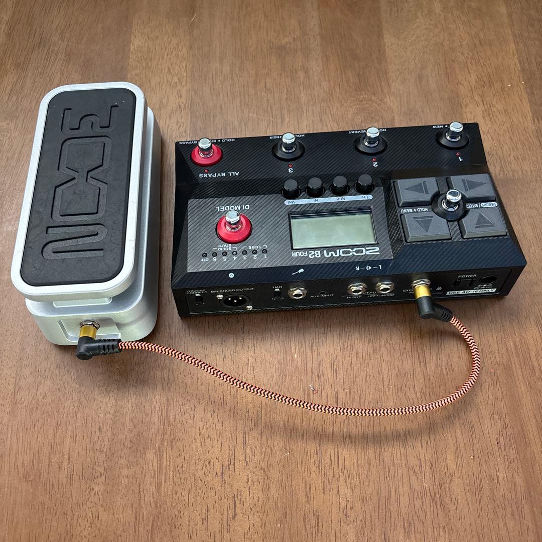 ZOOM B2 Four ベースエフェクター+ボリュームペダル