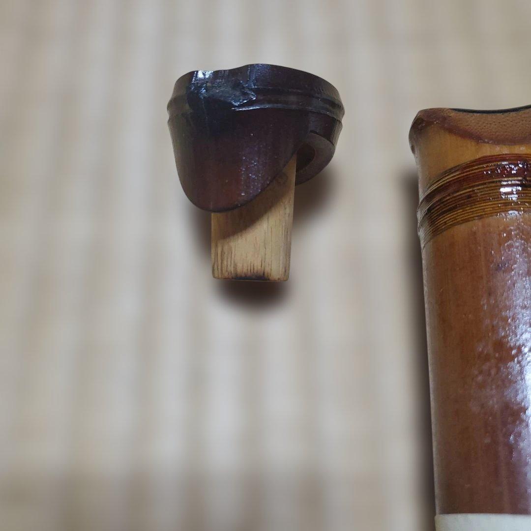 尺八 琵琶流 竹楽人工房製 八寸管