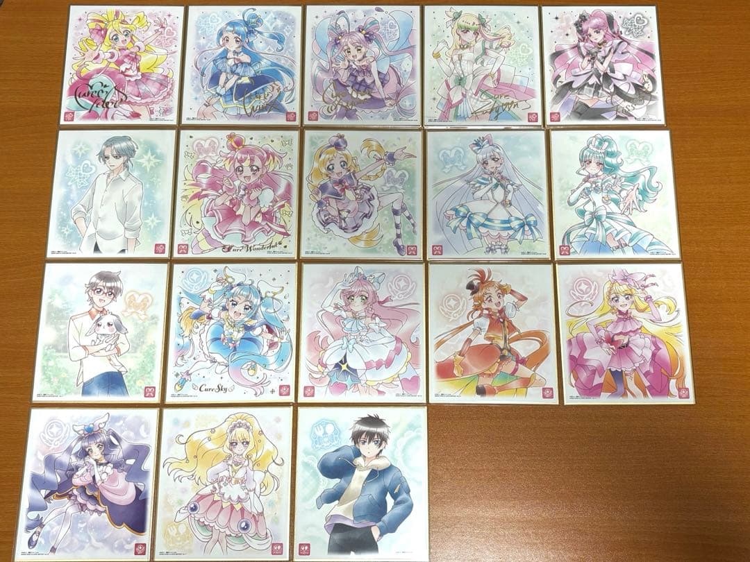 プリキュア 色紙ART7 全18種 コンプリートセット - メルカリ