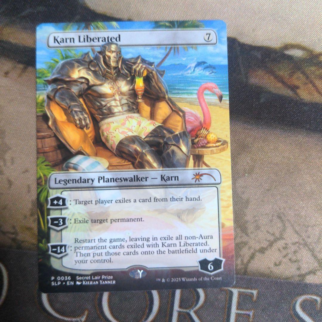 解放された者、カーン/Karn Liberated　PT プロモ mtg 解放された者、カーン foil版 PTプロモ mtg 解放された者、カーン
