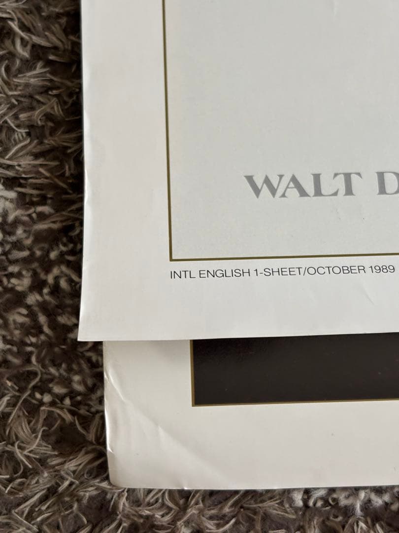 ファンタジア』50周年記念 希少なUSオリジナルリバーシブルポスター