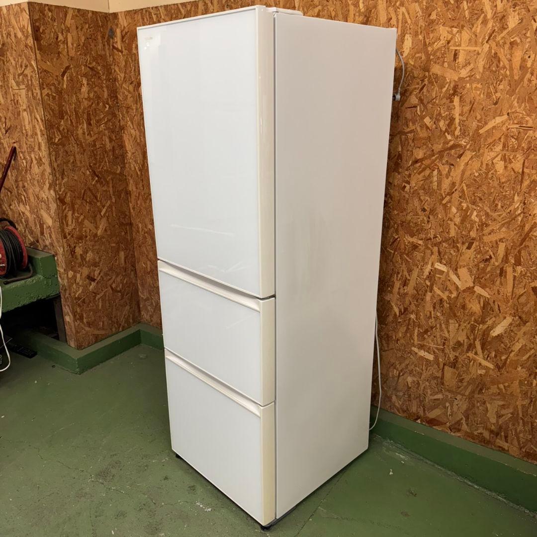 331 大型冷蔵庫　右開き　300L〜400L　自動製氷機付　美品モデル　家庭向