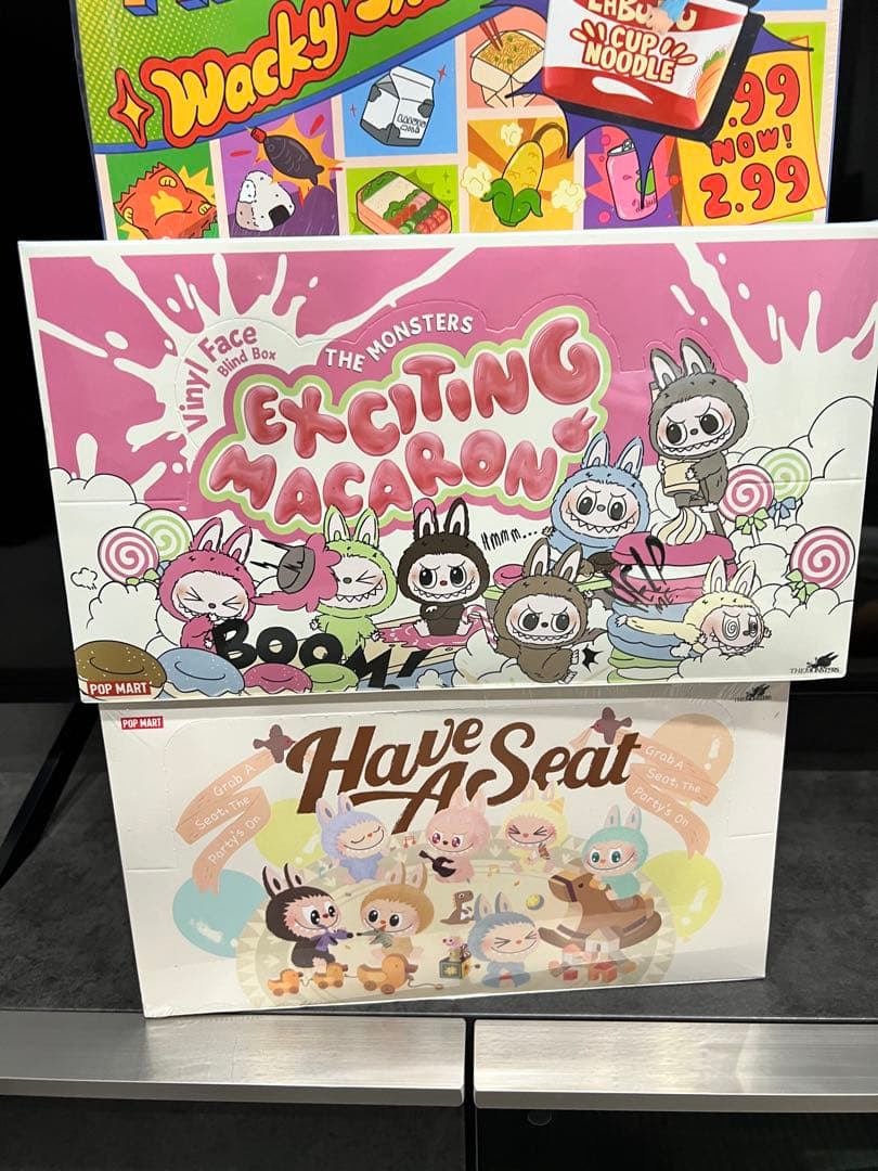 POP MART ラブブ 2ボックスセットリックさん専用 ポップマート ラブブ Wacky Mart シリーズ コンテナ 展示ボックス