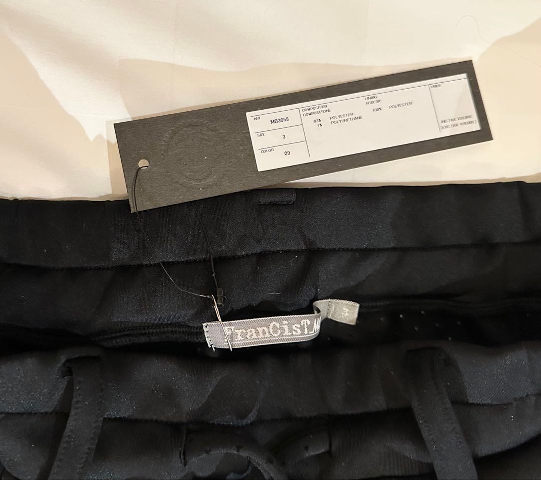 フランシストモークスサルエルパンツサイズ3 ブラックミスチル桜井さん着用
