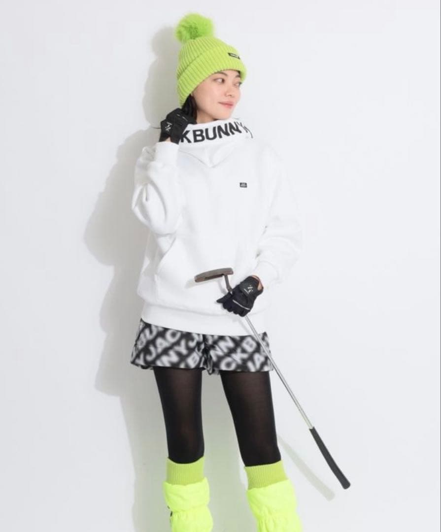 JACKBUNNY 裏起毛ハイネックパーカー