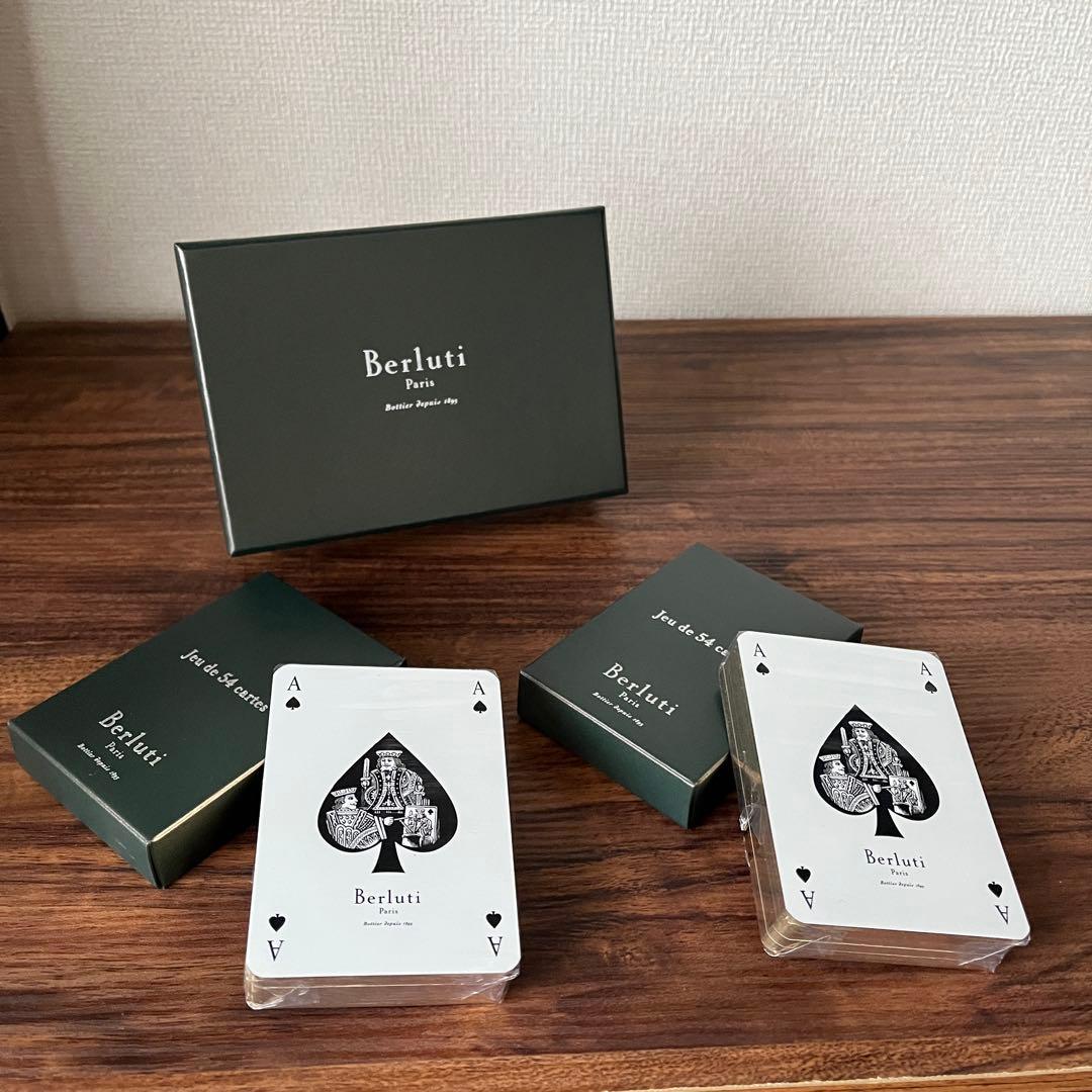 新品・未使用品！！】ベルルッティ トランプ カードゲーム 小物 2つセット