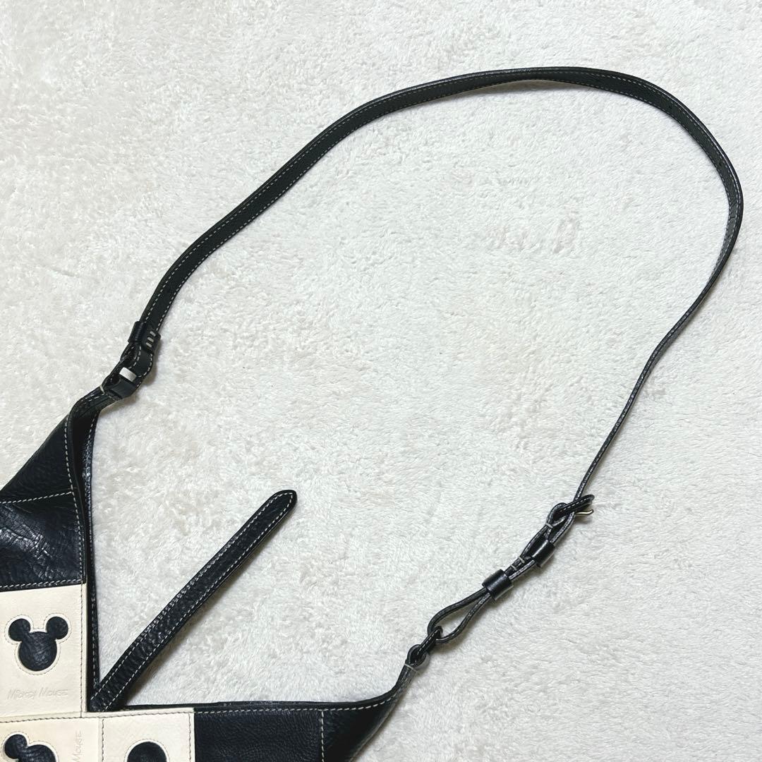 genten サスティナブルカットワーク 限定ミッキーマウス ショルダーバッグ