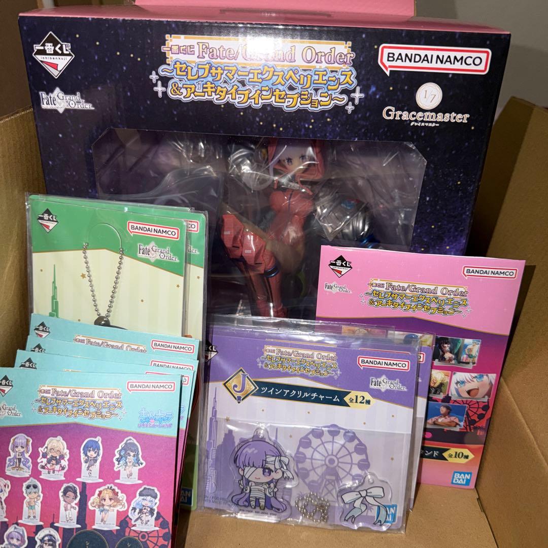 FGO 一番くじ B賞 BBコスモ フィギュア その他12点(計13点) ビースト/エレシュキガルとムーンキャンサー/BBコスモのフィギュア彩色
