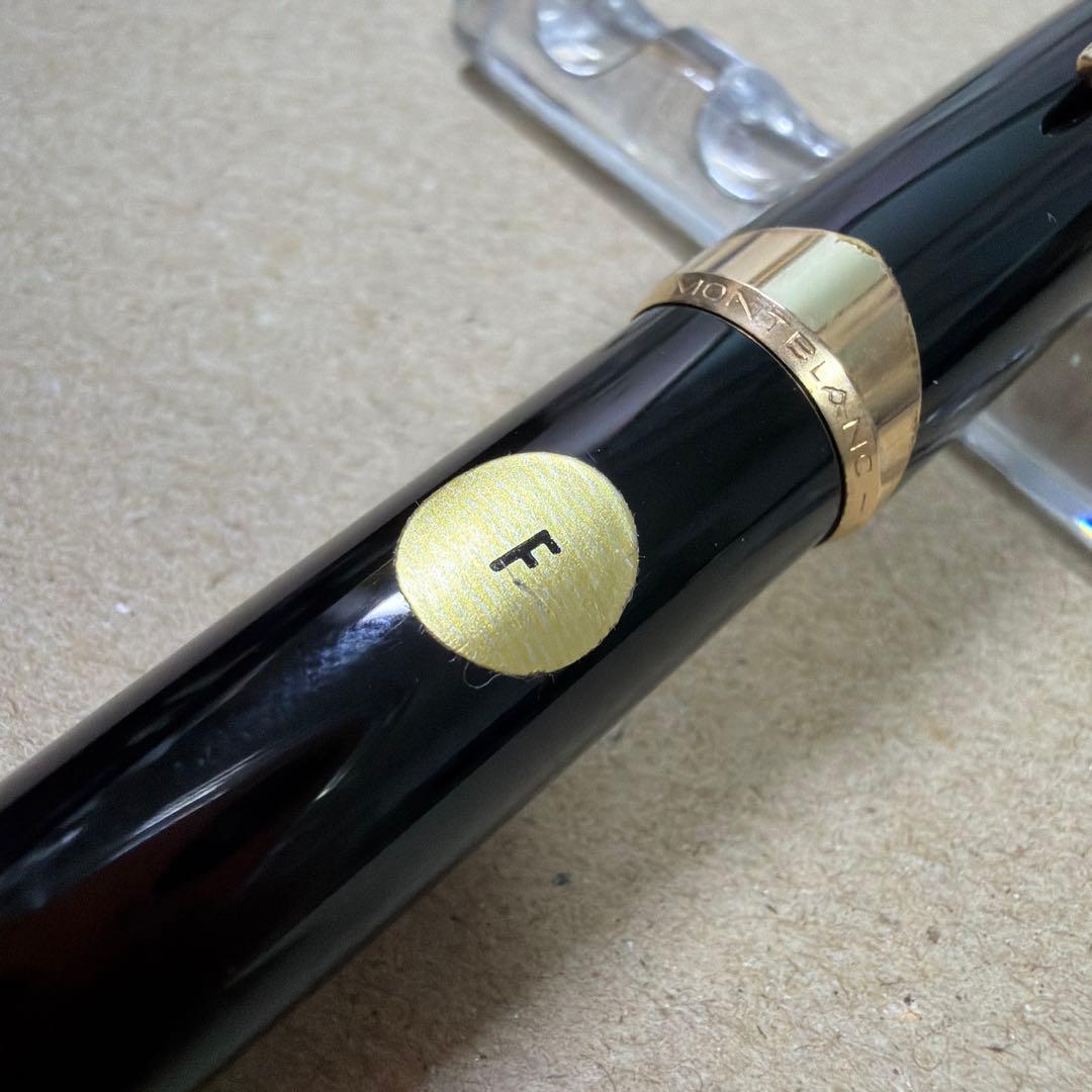 新品 廃盤 MONTBLANC モンブラン No.12 万年筆 ブラック 18c