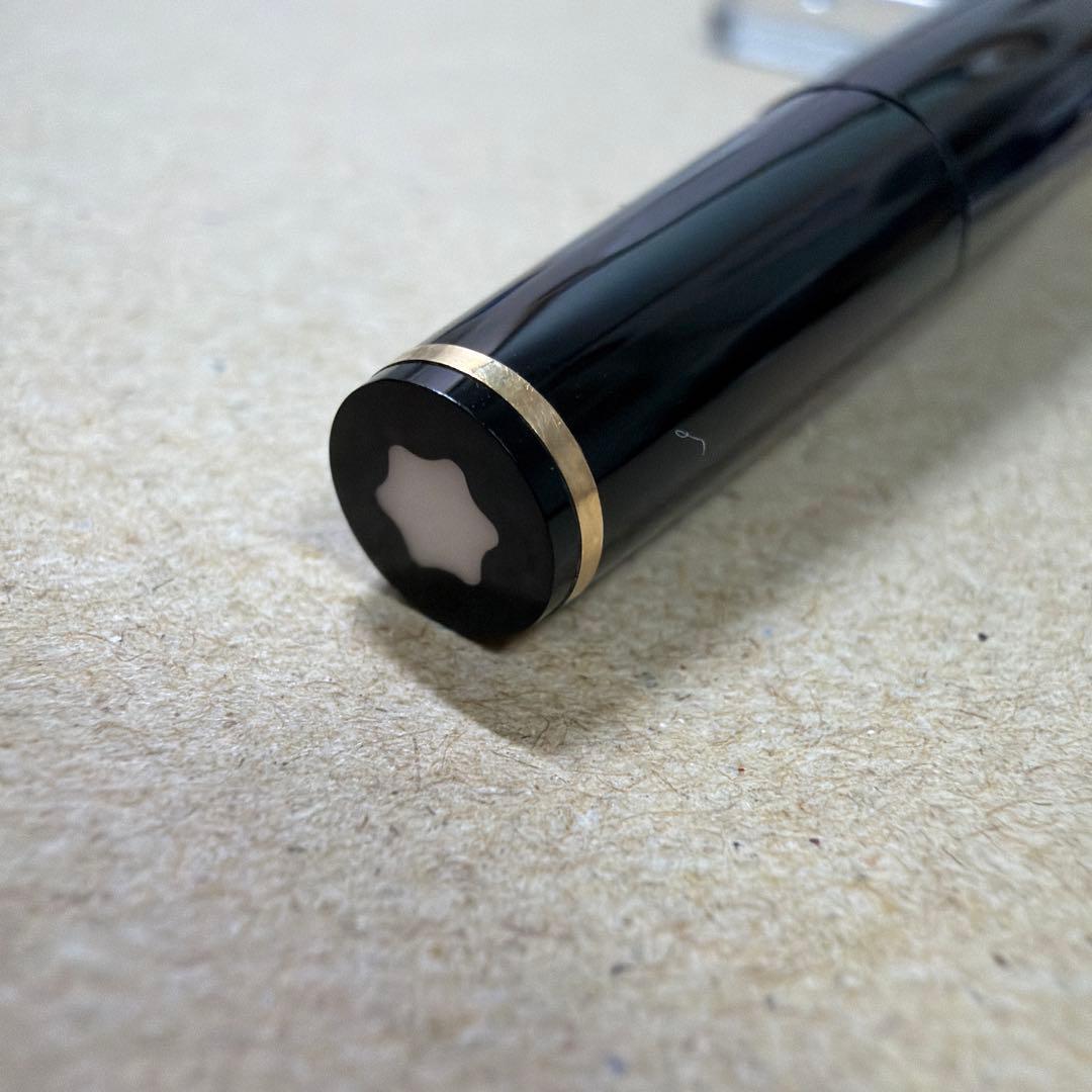 新品 廃盤 MONTBLANC モンブラン No.12 万年筆 ブラック 18c