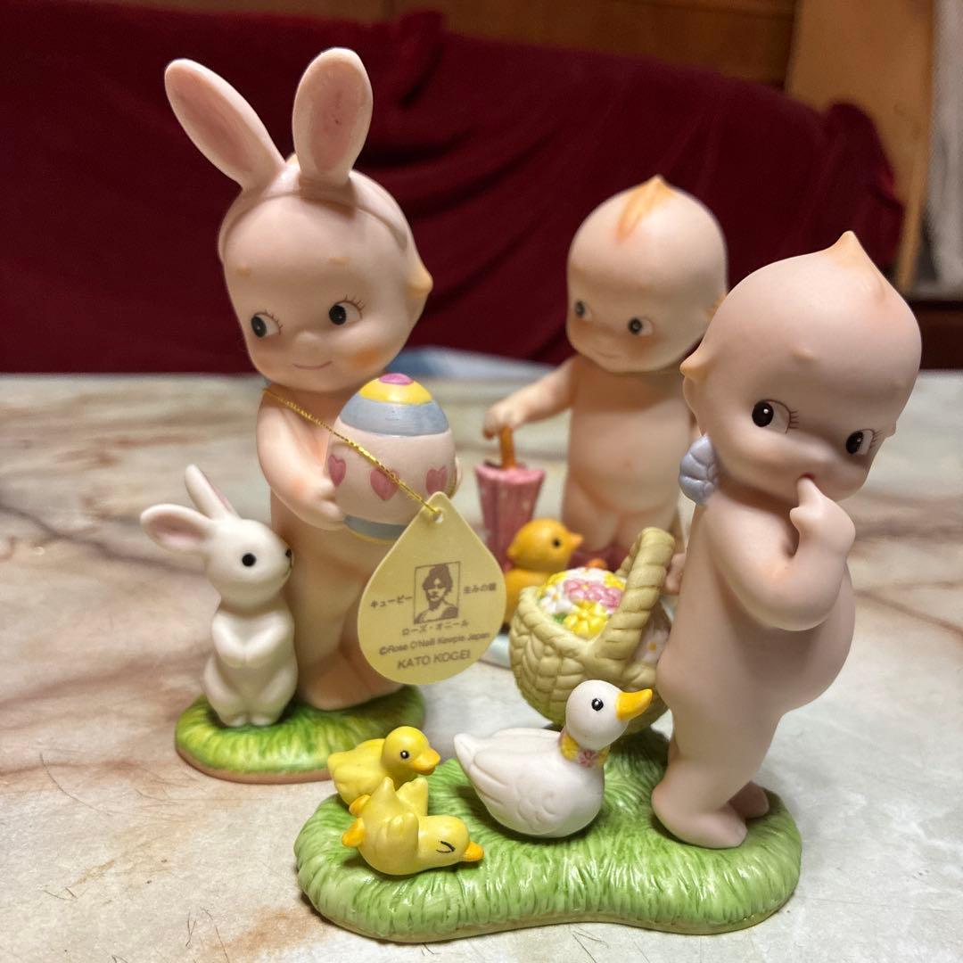 加藤工芸 陶器 キューピー 3体セット - メルカリ