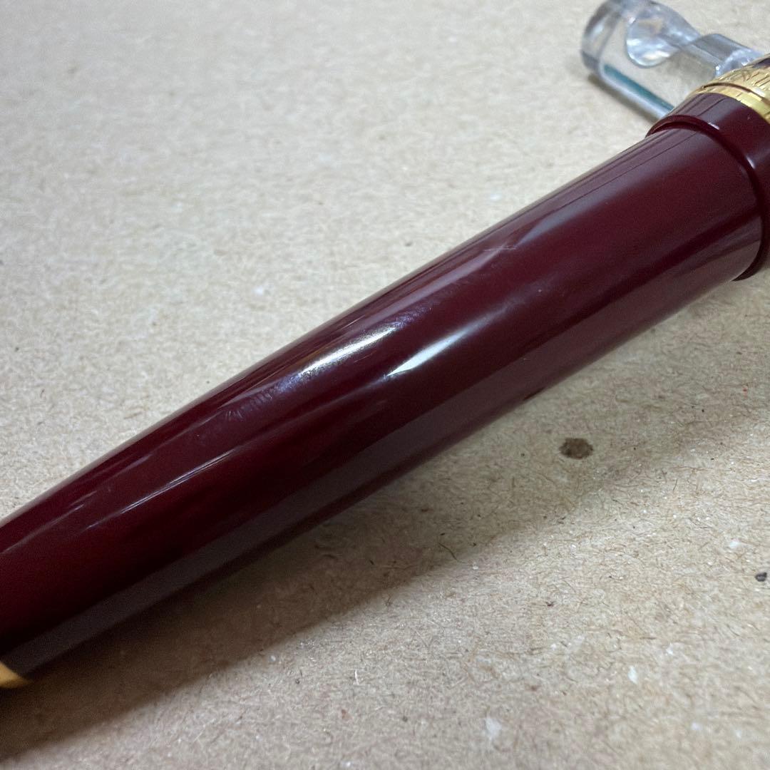 廃盤 セーラー 万年筆 ふでDEまんねん 長刀研ぎ NAG ディープレッド