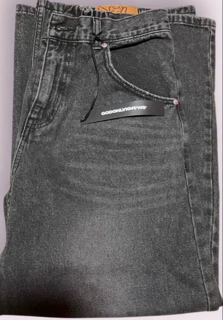 GOD ONLY KNOWSデニムパンツBLACK S 岩田剛典 GAN