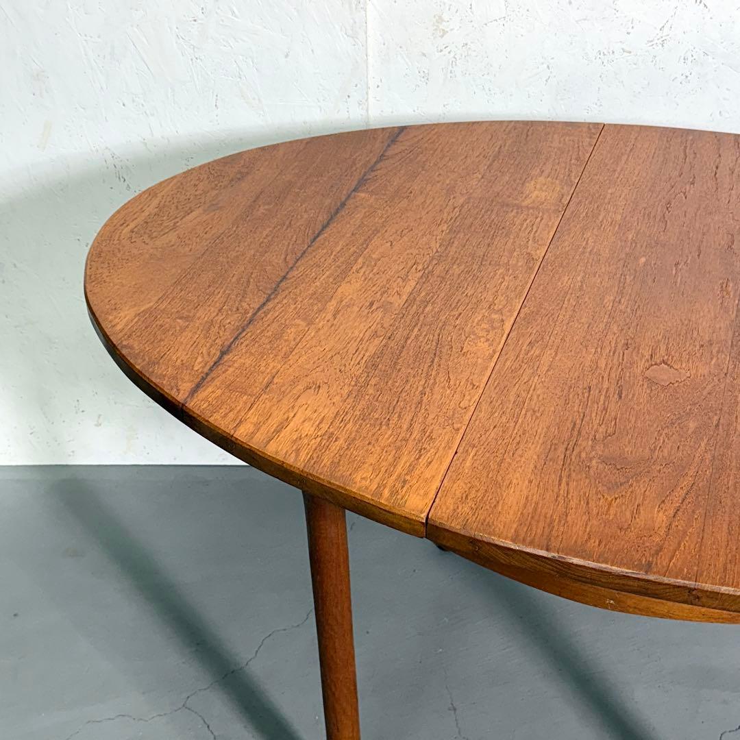 Remployヴィンテージ チーク オーバルダイニングテーブル(303)