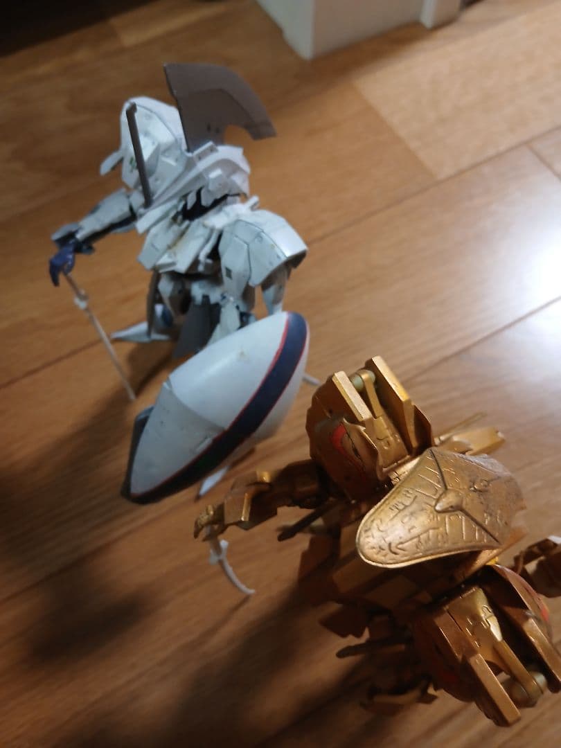 ファイブスター物語　FSS ロボット模型セット 青と金