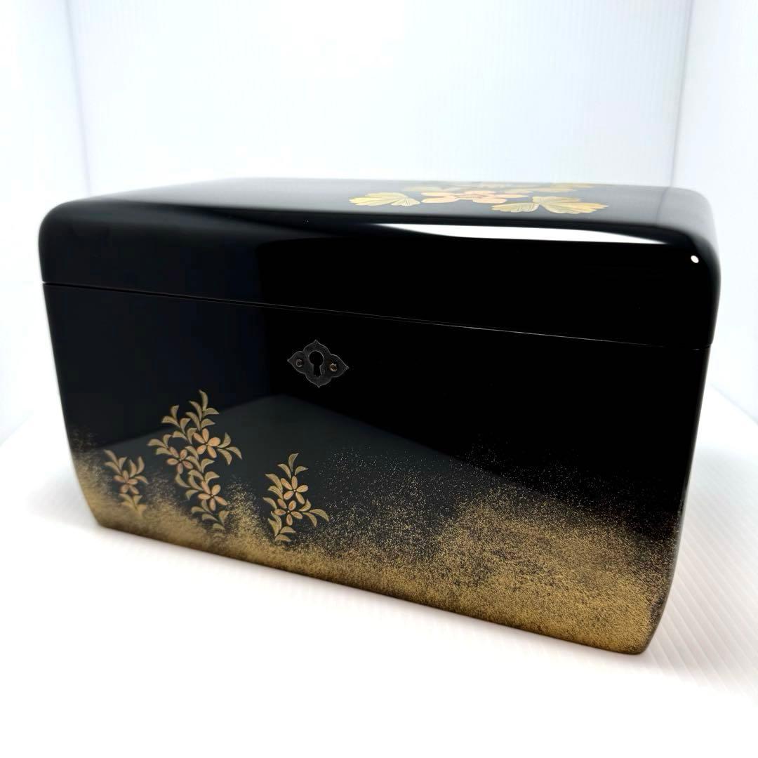 希少 未使用 輪島塗 宝石箱 宝物箱 鍵付き 漆器 伝統工芸 輪島漆器 工芸