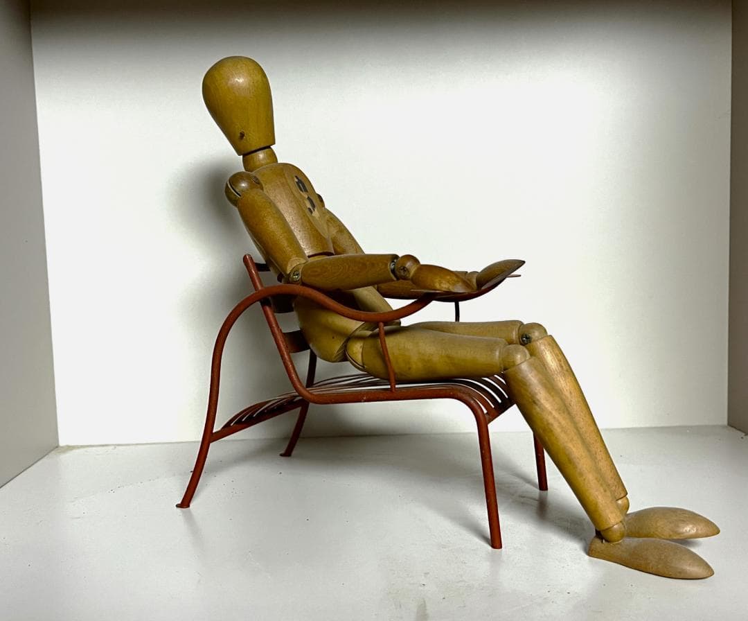 VITRA 椅子　希少！（ジャスパー・モリソン）とモデル人形のセット